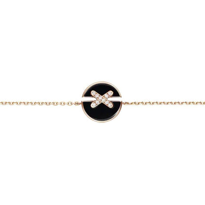 [Saipan]JEUX DE BRACELET ONYX ROSE GOLD DIAMOND