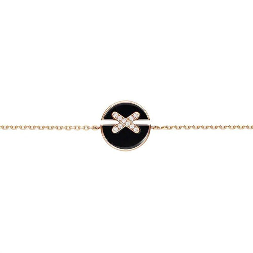 [Saipan]JEUX DE BRACELET ONYX ROSE GOLD DIAMOND
