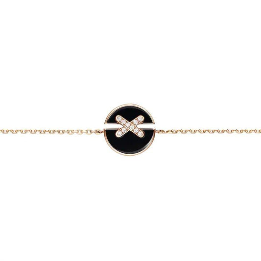 [Saipan]JEUX DE BRACELET ONYX ROSE GOLD DIAMOND