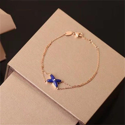 [Saipan]Hollow Design Four-Leaf Clover Flower Shape Ring