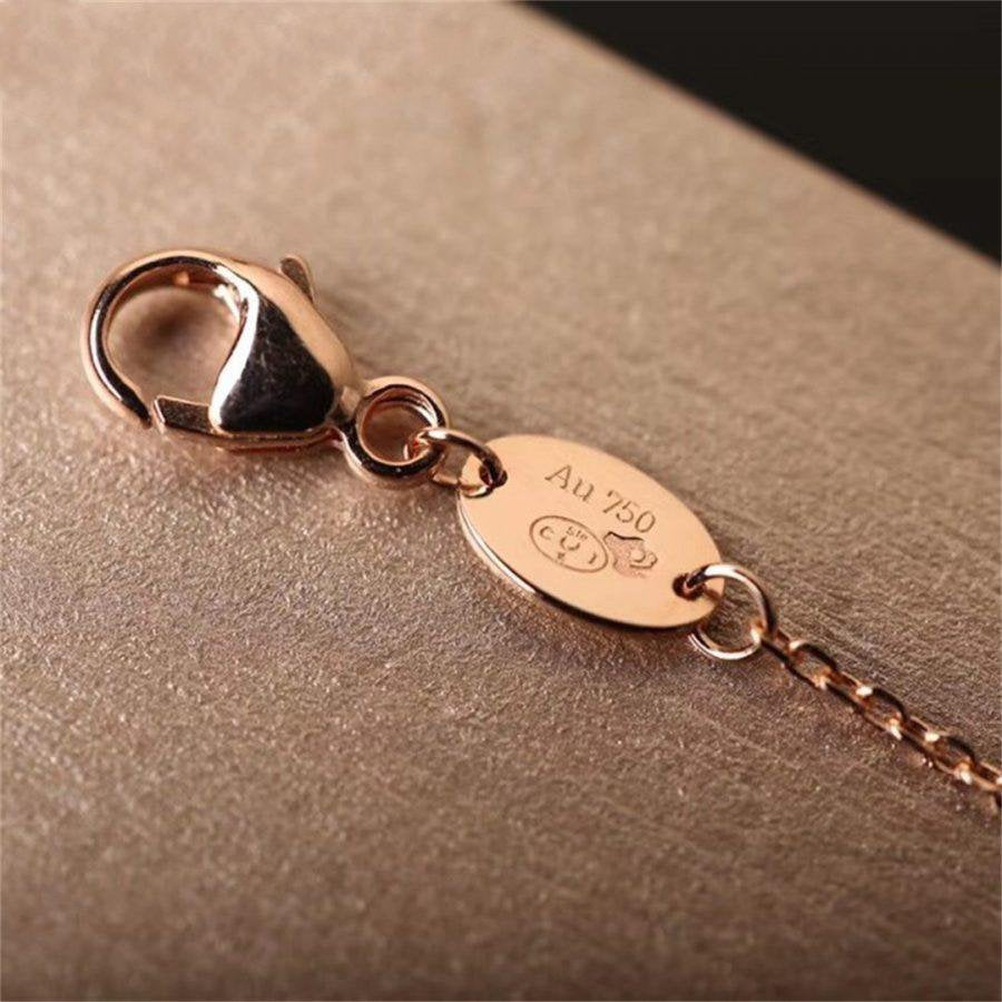 [Saipan]Hollow Design Four-Leaf Clover Flower Shape Ring