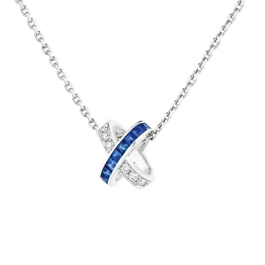 [Saipan]LIENS DIAMOND SILVER NECKLACE