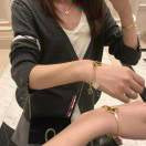 [Saipan]MOVE NOA PAVÉ DIAMOND BANGLE BRACELET