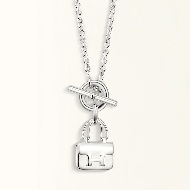 [Saipan]POP H PEDANT SILVER NECKLACE