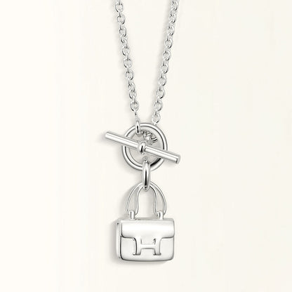 [Saipan]POP H PEDANT SILVER NECKLACE