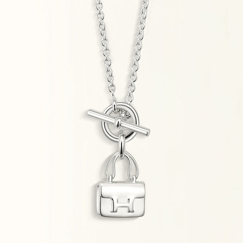 [Saipan]POP H PEDANT SILVER NECKLACE