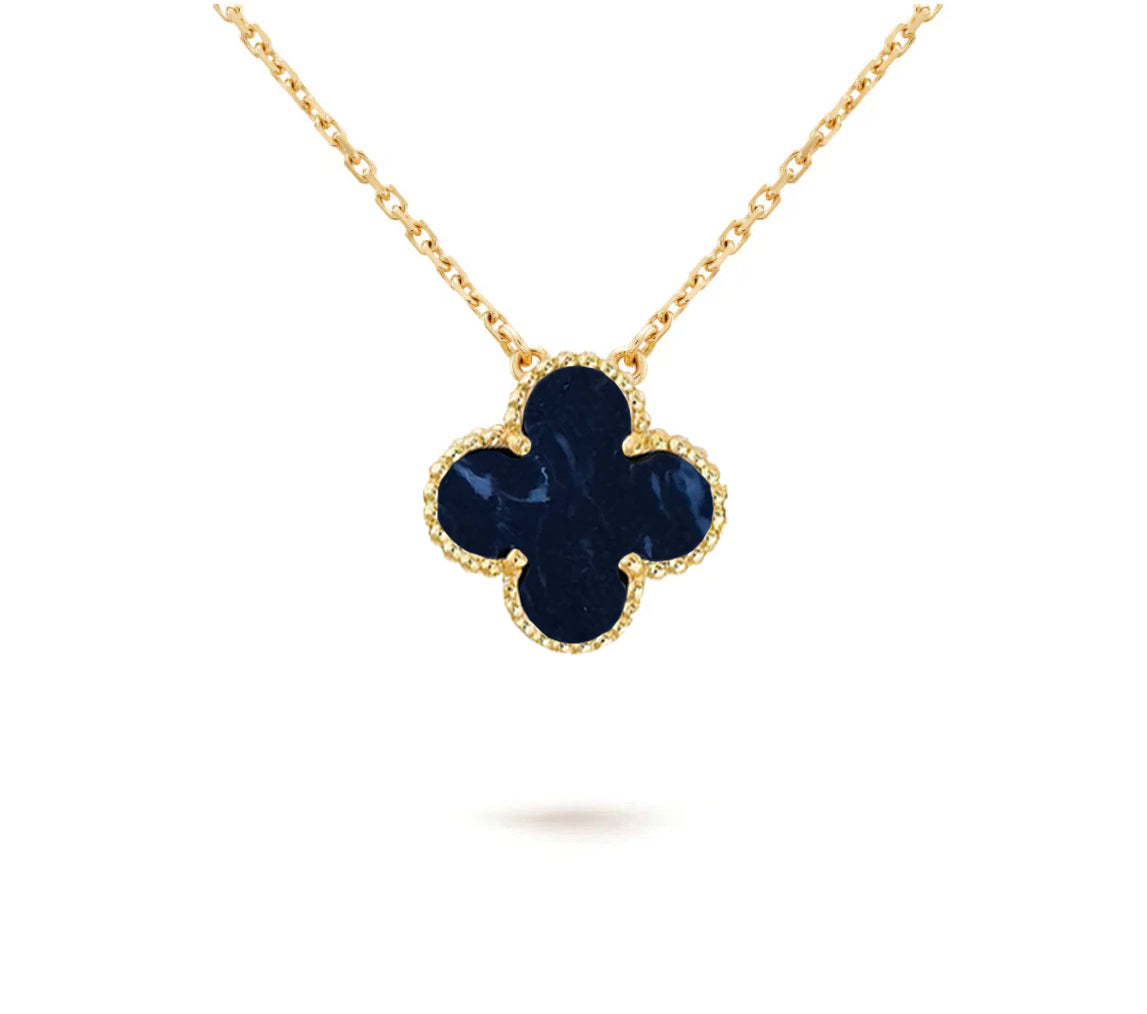[Saipan]15MM CLOVER FLOWER PENDANT NECKLACE COLLECTION