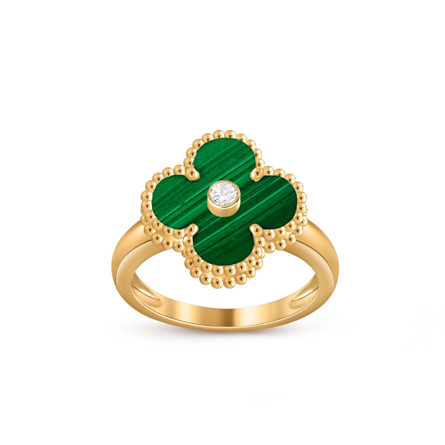 [Saipan]LUCKY CLOVER DIAMOND-ACCENT GOLD RING COLLECTION