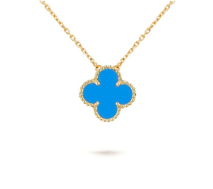 [Saipan]15MM CLOVER FLOWER PENDANT NECKLACE COLLECTION