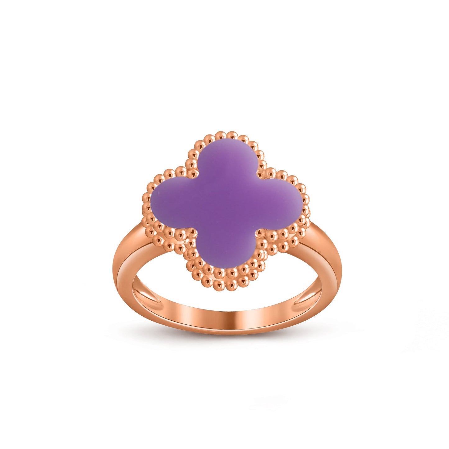 [Saipan]LUCKY CLOVER VINTAGE ROSE GOLD RING COLLECTION