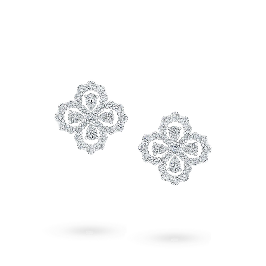 [Saipan]LOOP EARRINGS FULL MOTIF DIAMOND 16MM