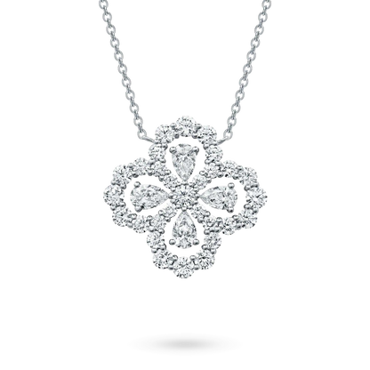 [Saipan]LOOP NECKLACE FULL MOTIF DIAMOND 16MM MULTIPLE COLORS