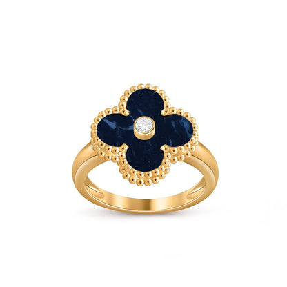 [Saipan]LUCKY CLOVER DIAMOND-ACCENT GOLD RING COLLECTION