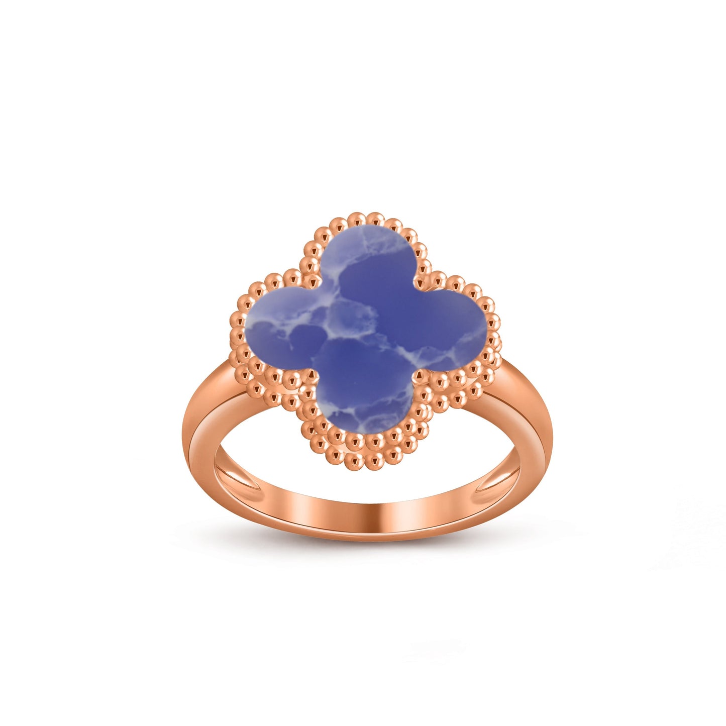 [Saipan]LUCKY CLOVER VINTAGE ROSE GOLD RING COLLECTION