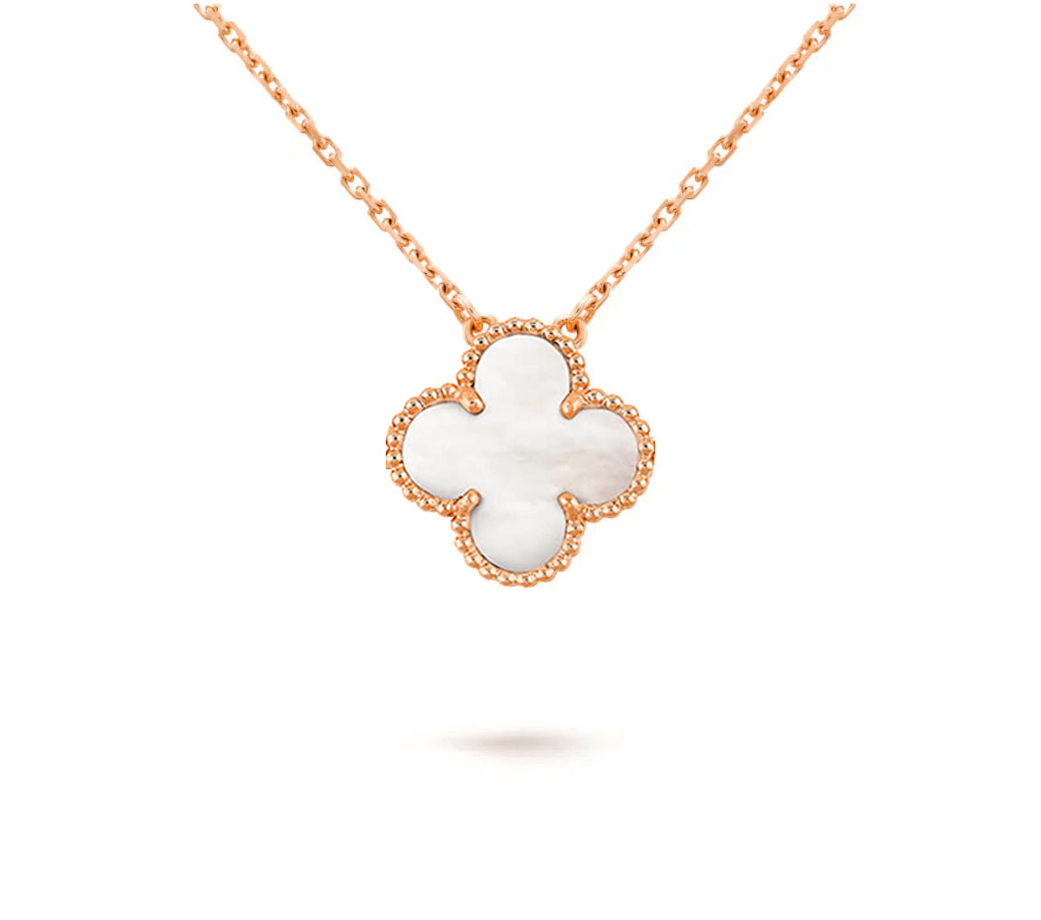 [Saipan]15MM CLOVER FLOWER PENDANT NECKLACE COLLECTION