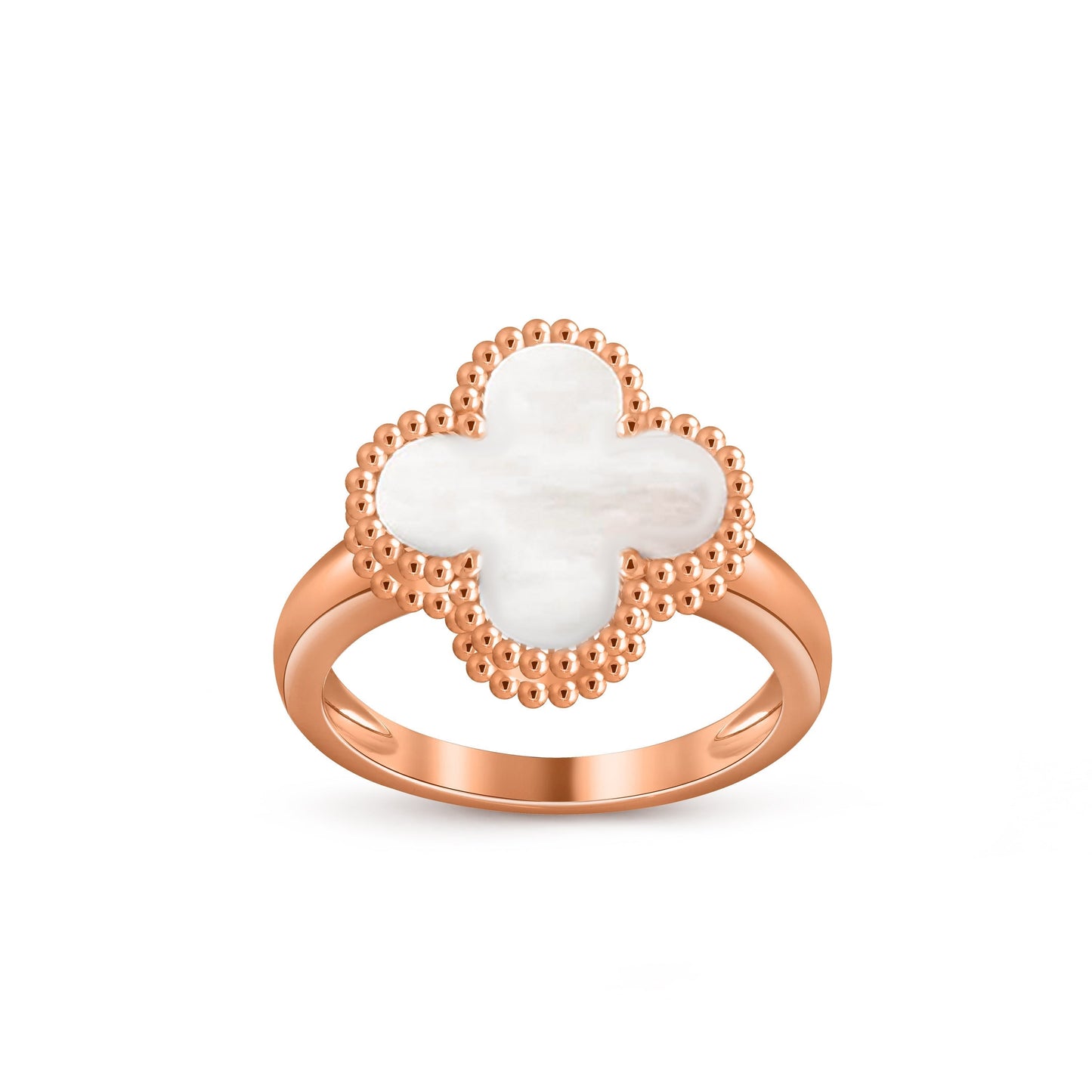 [Saipan]LUCKY CLOVER VINTAGE ROSE GOLD RING COLLECTION