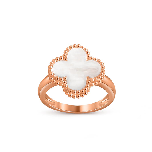 [Saipan]LUCKY CLOVER VINTAGE ROSE GOLD RING COLLECTION