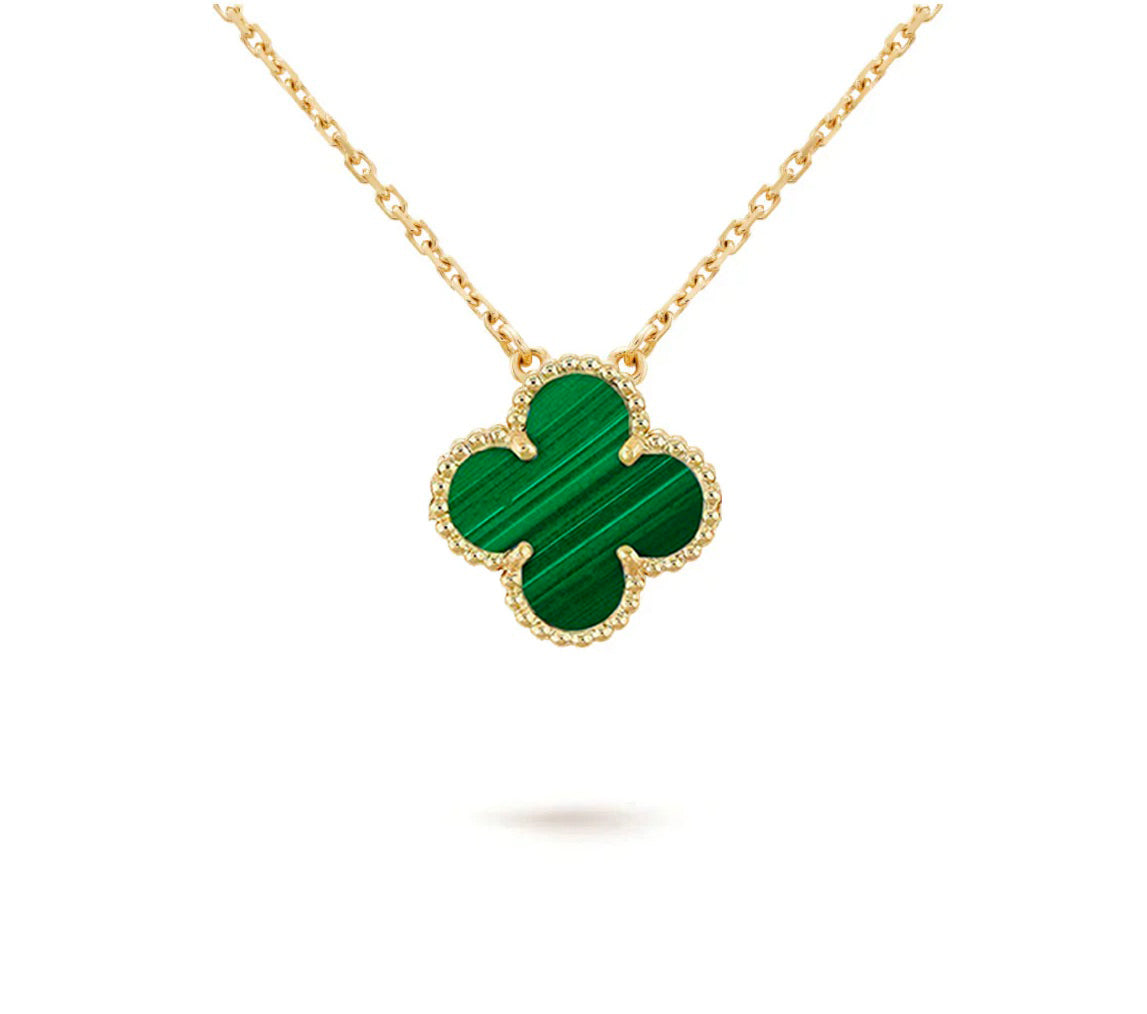 [Saipan]15MM CLOVER FLOWER PENDANT NECKLACE COLLECTION