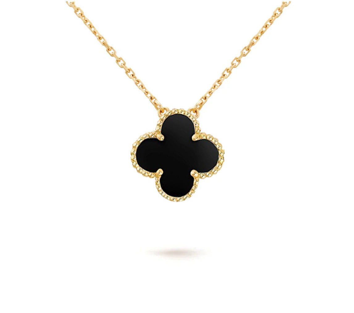 [Saipan]15MM CLOVER FLOWER PENDANT NECKLACE COLLECTION
