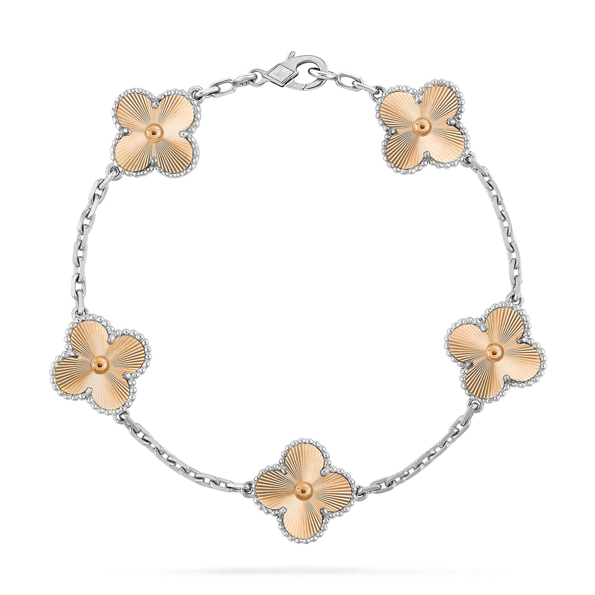 [Saipan]LUCKY CLOVER 5-MOTIF BRACELET - LASER COLLECTION