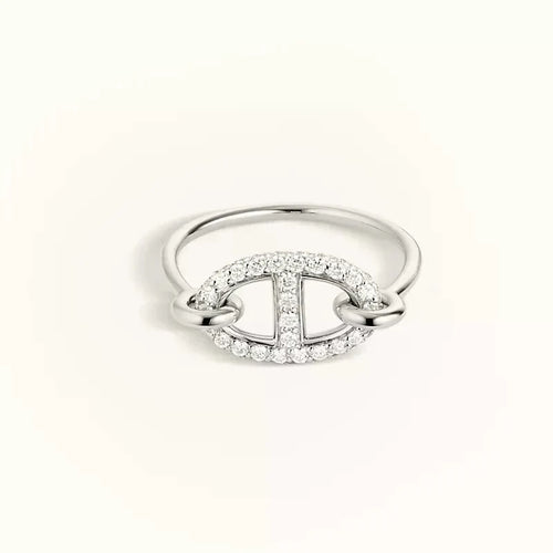 [Saipan]RONDE SMALL SILVER DIAMOND RING