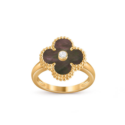 [Saipan]LUCKY CLOVER DIAMOND-ACCENT GOLD RING COLLECTION