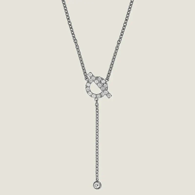 [Saipan]FINESSE SILVER DIAMOND NECKLACE