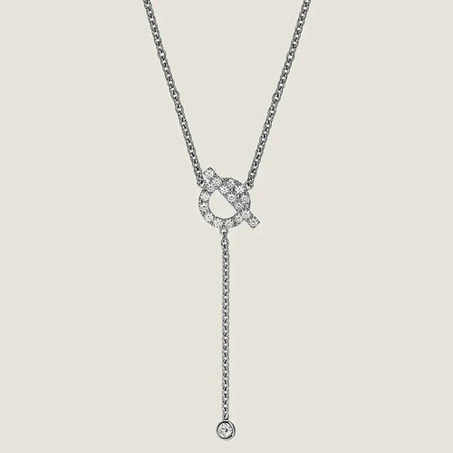 [Saipan]FINESSE SILVER DIAMOND NECKLACE