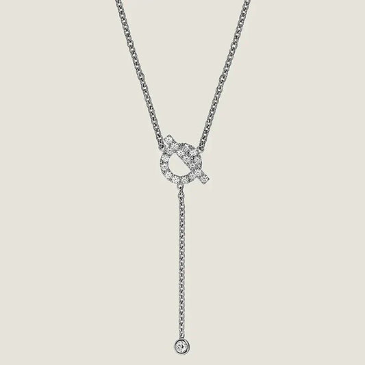 [Saipan]FINESSE SILVER DIAMOND NECKLACE