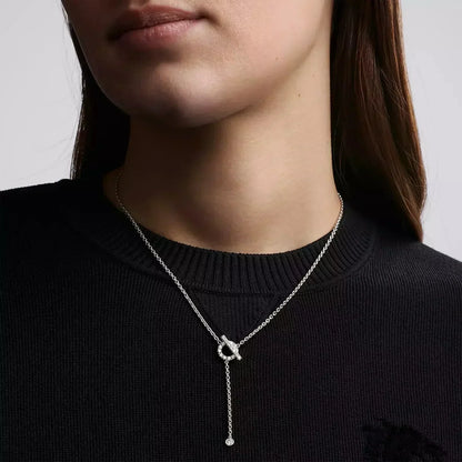[Saipan]FINESSE SILVER DIAMOND NECKLACE