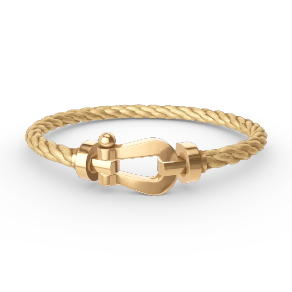 [Saipan]FORCE LARGE HORSESHOE BRACELET - GOLD