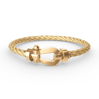 [Saipan]FORCE LARGE HORSESHOE BRACELET - GOLD