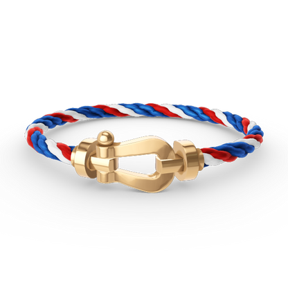 [Saipan]FORCE LARGE HORSESHOE BRACELET - GOLD