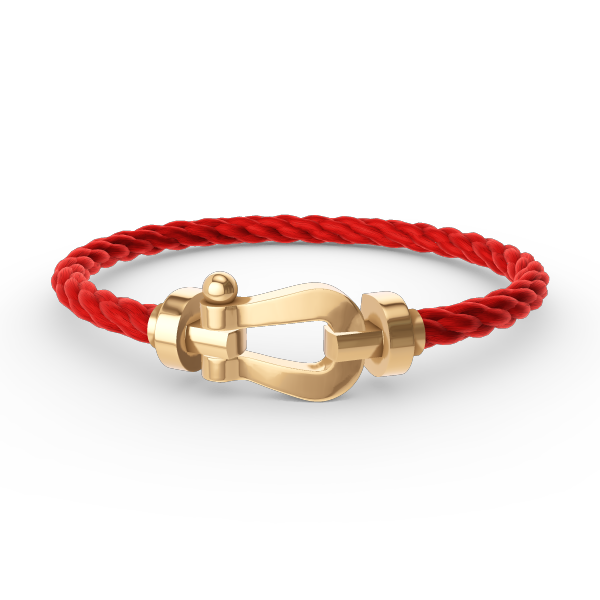 [Saipan]FORCE LARGE HORSESHOE BRACELET - GOLD