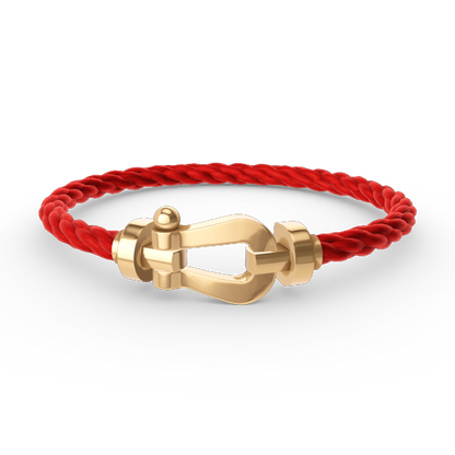 [Saipan]FORCE LARGE HORSESHOE BRACELET - GOLD