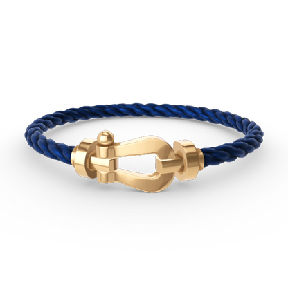 [Saipan]FORCE LARGE HORSESHOE BRACELET - GOLD