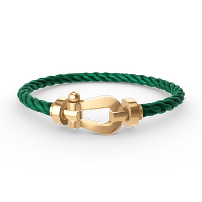 [Saipan]FORCE LARGE HORSESHOE BRACELET - GOLD