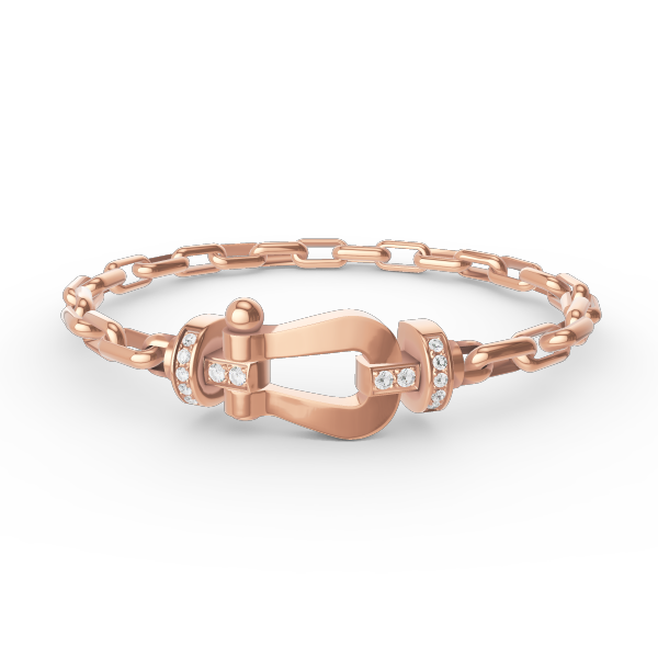 [Saipan]FORCE LARGE HORSESHOE CLASP METAL BRACELET
