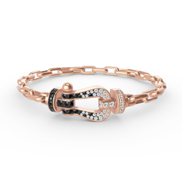 [Saipan]FORCE LARGE HORSESHOE CLASP METAL BRACELET