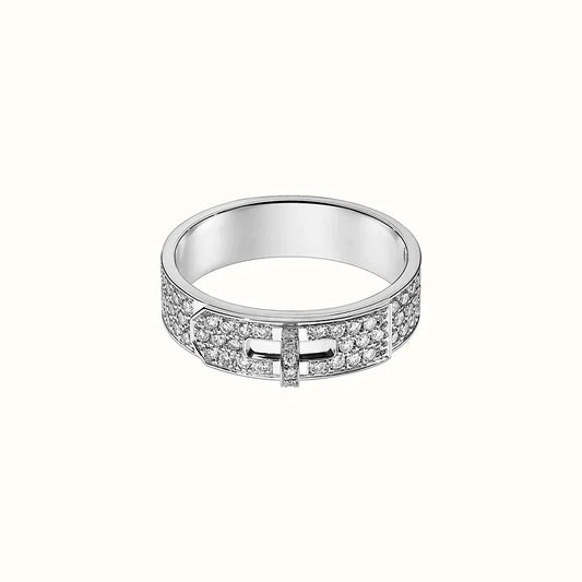 [Saipan]KELLY SILVER DIAMOND RING
