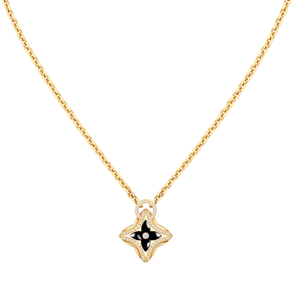 [Saipan]STAR PEDANT ROSE GOLD DIAMOND NECKLACE