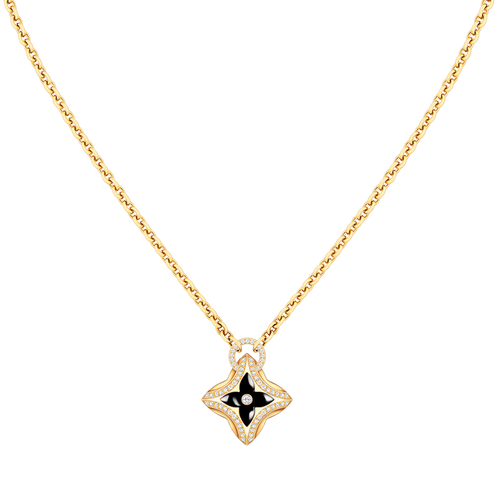 [Saipan]STAR PEDANT ROSE GOLD DIAMOND NECKLACE