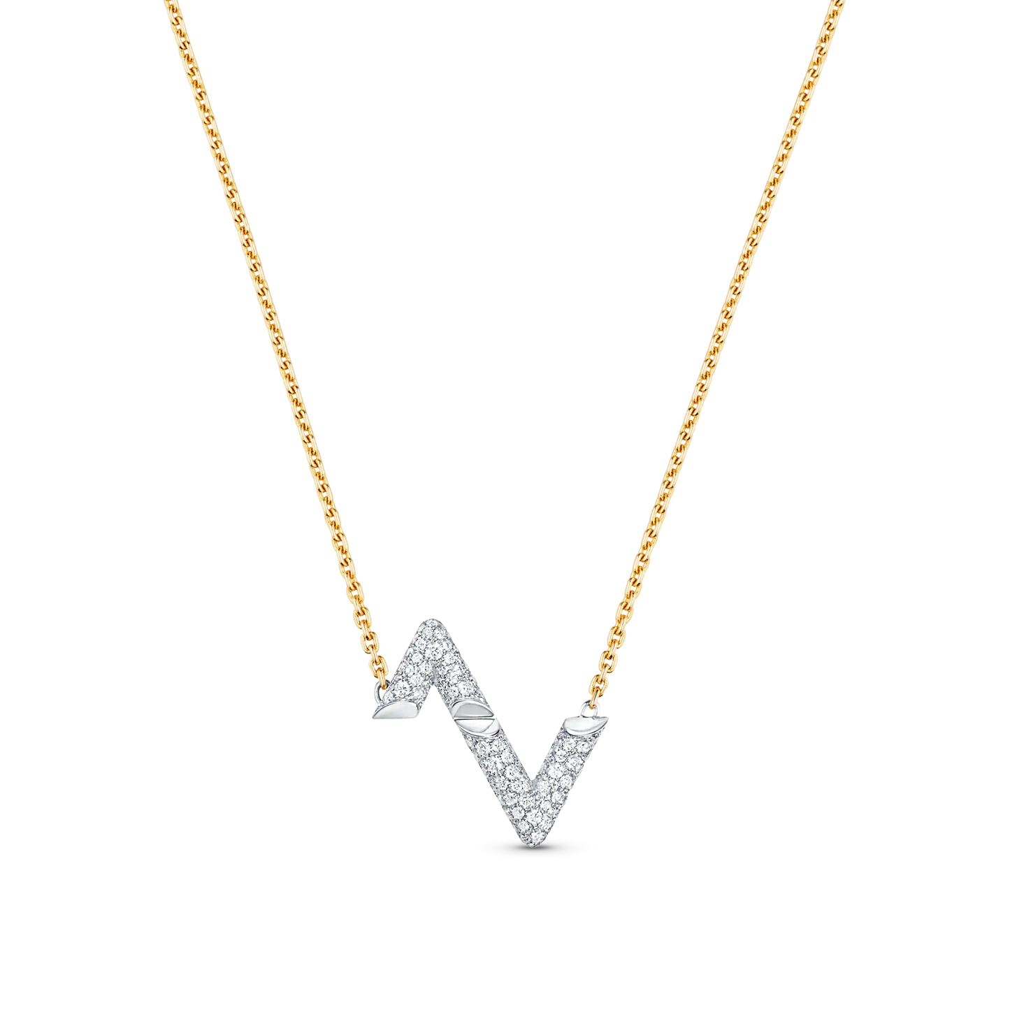 [Saipan]VOLT SILVER DIAMOND PEDANT NECKLACE