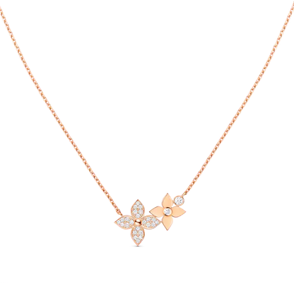 [Saipan]STAR BLOSSOM NECKLACE ROSE GOLD DIAMONDS
