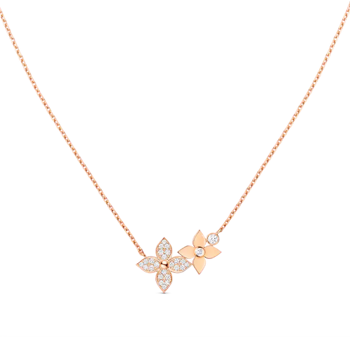 [Saipan]STAR BLOSSOM NECKLACE ROSE GOLD DIAMONDS