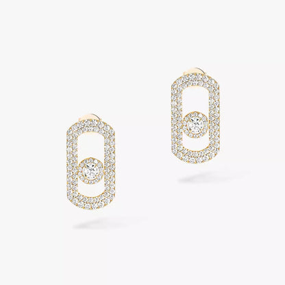 [Saipan]SO MOVE PAVÉ DIAMOND EARRINGS