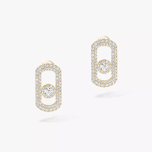 [Saipan]SO MOVE PAVÉ DIAMOND EARRINGS