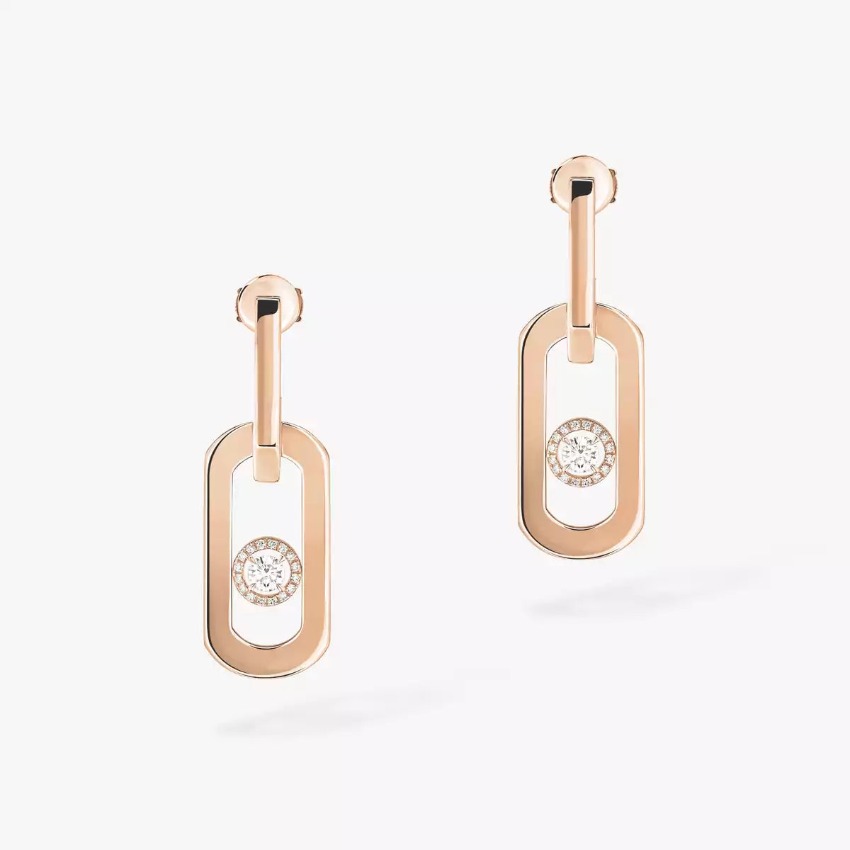 [Saipan]SO MOVE XL DIAMOND PENDANT EARRINGS