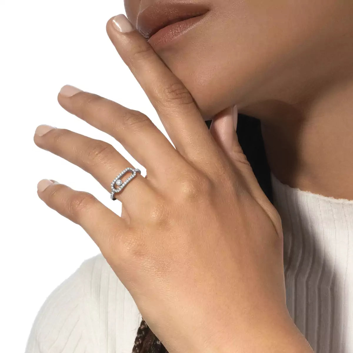 [Saipan]MOVE UNO FULL PAVÉ DIAMOND RING