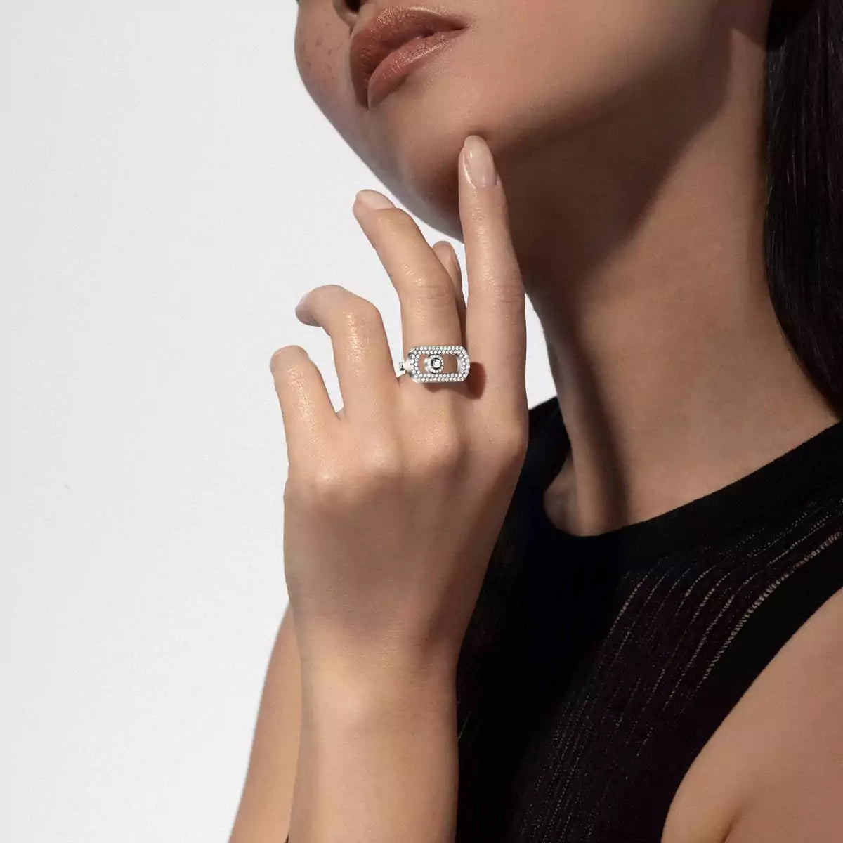 [Saipan]SO MOVE FULL PAVÉ DIAMOND RING